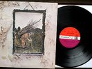 LED ZEPPELIN IV UK PRESSING RED / PLUM mispelt 'Misty Mountain Top' A3 / B3 VG++