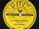 HEAR Rockabilly 78 CARL PERKINS Boppin' The Blues SUN 243 EXCELLENT