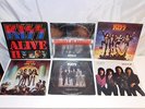 6x KISS LP's:Love Gun,Destroyer,Alive II,Dressed to Kill,Lick It Up,Double Plat.