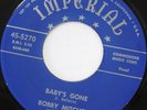 BOBBY MITCHELL THE TOPPERS Baby's Gone & Sister Lucy 45 IMPERIAL 5270 EX DOO-WOP