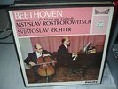 Beethoven Complete piano Cello Sonatas, Rostropowitsch Richter, BOX 2 LPs Stereo