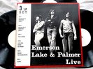 EMERSON LAKE & PALMER 3LP LIVE VINTAGE BOX SET ELP no TMOQ PROG KING CRIMSON