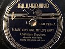 BLUES 78- CHATMAN BROTHERS BLUEBIRD Jumping Out Blues