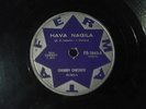 Chubby Checker 78 rpm HAVA NAGILA/ALOUETTE Brazil Rare