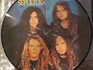 SEPULTURA live PICTURE LP BARCELONA 1991 rare metallica iron maiden slayer vinyl
