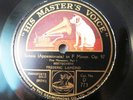 2x 78rpm FREDERIC LAMOND (Piano) plays BEETHOVEN APPASSIONATA - ACOUSTIC HMV