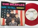 BEATLES SURE TO FALL/ MONEY NM RED WAX DECCAGONE 1104 PROMO PICTURE SLEEVE