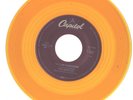 BEATLES--7'-YELLOW VINYL 45---(YELLOW SUBMARINE/ELEANOR RIGBY)---NEAR MINT