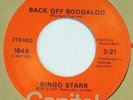 RINGO STARR Back Off Boogaloo CAPITOL 45 orange label Near Mint 7”