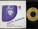 JUDITH DURHAM SINGLE MADE IN PORTUGAL 45 PS 7 *WONDERLOVE* A&M RECORDS