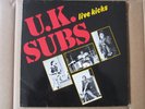 U.K. SUBS Live Kicks LP RARE 1980 DUTCH PRESSING UNIQUE PICTURE SLEEVE  LS-23