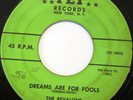 THE REVALONS Dreams Are For Fools b/w This Is The Moment 45 RARE ORIG PET 802 VG