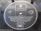 THE BEATLES LET IT BE EXPORT PARLOPHONE SILVER/BLACK P-PCS 7096 EMI VERY RARE