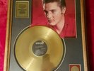 Elvis Presley 24 Kt Gold Plated Framed Record( number one hits). *REAL DEAL *