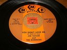JOE TAYLOR  & DOMINOES - YOU DON'T LOVE ME - NEVER LET  / LISTEN - SOUL  POPCORN