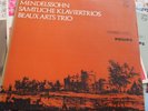 Beaux Arts Trio Mendelssohn Complete Piano Trios Holland Philips 802 802 LY NM