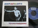 ADAM AND THE ANTS young parisians 45 PORTUGAL diff PS sleeve Punk Wave RARE