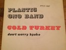 John Lennon - The Beatles - Apple - NORWAY Cold Turkey