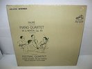 FAURE / FESTIVAL QUARTET piano in g minor LP rca victor red seal 1S/1S LSC-2735