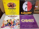 Cabaret - Musical: 4 original vinyl LPs - 4 different versions, titles pictured