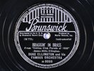 78 RPM -- Duke Ellington and His Famous Orchestra, Brunswick 8099, E+  Jazz