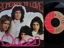 QUEEN SINGLE MADE IN PORTUGAL 45 PS 7 * SOMEBODY TO LOVE *