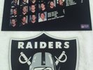 LOS ANGELES RAIDERS 1986 The Silver/Black Attack Record w Cardboard  Vintage