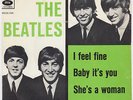 BEATLES I Feel Fine +3 RARE UNIQUE Denmark EP 45 danish Odeon GEOS 225 LISTEN