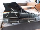 CONVERSE PINK FLOYD DARK SIDE 2008 GENUINE U.K.10, E.U.44 PERFECT UNWORN RARE