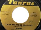 DONNIE DEL CHORDS I've Got A Woman & I'm In The Mood For Love 45 NM TAURUS 364