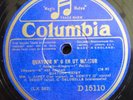 QUATUOR CAPET / MOZART quartet no 6 / COLUMBIA D 15110-3