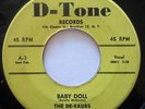 The De-Vaurs - RARE Doo Wop - Teenager & Baby Doll - EX - D-Tone - 45