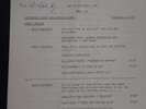 BBC 106 Transcription Disc LP CUE SHEET ONLY Zombies Cat Stevens Top of the Pops