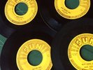 4 Rare Sun Records Famous Elvis Label  Blue Suede Shoes Carl Perkins,Rockabilly.