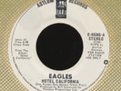 EAGLES Hotel California / mono - stereo PROMO 45   (Hear it )