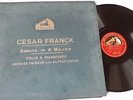 HMV DB 1347/50 *THIBAUD  CORTOT* Franck Violin & Piano Sonata  *4 X 78