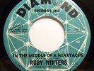 Soul 45 - Ruby Winters - In The Middle Of A Heartache - Mint-