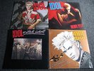 Billy Idol- 4 LPs-Same-Rebel Yell-Vital Idol-Whiplash Smile-Germany-Punk-33 U