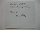 Paul BAUMGARTNER - his personal record - rare Swiss private