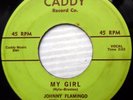 JOHNNY FLAMINGO sweet soul popcorn 45 MY GIRL I'LL SEE YOU IN MY DREAMS dm327