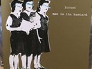 Locust Man Is The Bastard Split Hand # 102 Of 150 Silk Screen Yellow Vinyl Rare
