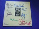 BOB DYLAN & THE BAND WITH CLAPTON YOUNG WOOD MORRISON MITCHELL - ORIGINAL SIGNED
