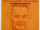 JEAN-CLAUDE VANNIER joue Brassens PROMO scarce french 1974 philips 6325086 LP