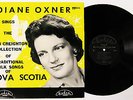 Diane Oxner Traditional Folk Songs of Nova Scotia LP 1961 EXCELLENT