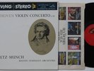 BEETHOVEN Violin Concerto LP Heifetz Munch RCA Living Stereo LSC 1992 shaded dog