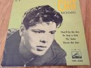 CLIFF RICHARD WITH THE SHADOWS #5 *THAT'LL BE THE DAY/BE-BOP* 1960 SPANISH EP EX