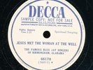 78tk-Black Gospel-DECCA 48178-Famous Blue Jay Singers of Birmingham,Ala.***PROMO