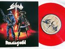 Split Single SODOM / RUNNING WILD + 7 Inch EP + RED VINYL + NEU (Kreator LP) RAR