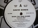 RARE DAVID BOWIE PROMO COPY OF WHEN THE WIND BLOWS