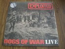 THE EXPLOITED - DOGS OF WAR LIVE LP GREY VINYL GATEFOLD SLEEVE NEW SEALED